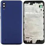 Imbi Samsung Galaxy M10 M105 Blue Plastic Replacement Housing Full Body With Middle Frame And Side Key Full Panel