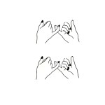 SIMPLY INKED Pinky Promise Temporary Tattoo, Designer Tattoo for all (Pinky Promise Tattoo)