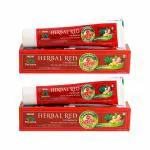 Jagat Devsutra Dr. Trusted Ayurvedic HERBAL Red Toothpaste - 100% Natural Formula, Pack of 2 (100g x 2)