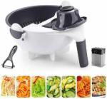Fitaza 9 In 1(9 Function In 1) Magic Rotate Vegetable Cutter Vegetable & Fruit Grater & Slicer (Chopper)
