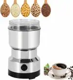 AGREEV TRADERS Multi-Functional Electrical stainless steel grinder With Stainless Steel Bowl, Portable Coffee Bean Seasonings Spices Mill Powder Machine ,Household Electric Mixer Grinder