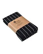 Crazyweaves Black Cotton Hand Towel(Pack of 6)