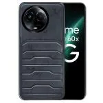 Knotyy Back Cover TPU Case for Realme Narzo 60x 5G | Soft and Flexible | Camera Bump Protection | With Black Ring (Grey, Pack of: 1)