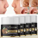 Leandros Coffee Scrub, 25 G Each (Pack Of 4)