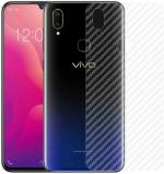 Kite Digital Vivo V11 Back Screen Protective Film Carbon Fiber Skin Transparent Screen Guard Sticker (Pack of 2)