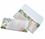 PPJ WEDDING GIFT ENVELOPE (FLORAL), 7 Inch X 3 Inch (Large) for DIWALI/WEDDING/FUNCTION/BIRTHDAY/RETURN GIFTS CHRISTMAS (Pack of 50)