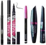 GOLD MAX Kajal, Liquid Eye Liner, Mascara and Eyebrow Pencil (Pack of 5)