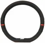 SoftX Car Custom Steering Wheel Cover, Warmer Hands in Winter, Cooler Hands in Summer Specially for D Shape / Bottom Flat Steering Wheels