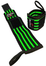 Star X Green Neoprene Weight Lifting Wrist Hand Ankle Support Training Bands- Pack of 2