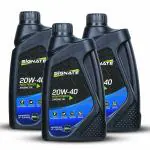 Signate 20W40 4T Engine Oil for Bikes | Power Formula For High Performance (900 ml, Pack of 3)