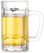 Verma Glass Attractive Beer Mug, 410 Ml