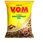 VOM 1 L*10 GROUNDNUT OIL DOUBLE FILTERED (POUCH)