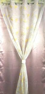 Jvin Fab Lilac Polyester Blackout Curtain, 10 Feet (Set Of 2)