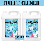 KYARA DREAMS 10LTR (Pack of 2) Bleach, White and Shine Disinfectant Toilet Cleaner Liquid