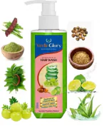 vedicglory Ayurvedic Hair Wash Shampoo with Methi Seeds, Aloe Vera, Amla and Shikakai (200 ml)