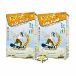 Zeonutra Kids Pride 2+ Milk Protein Powder, Complete & Balanced Nutrition for Growing Children| Supports Eye Health, Brain Development and Kid's Growth Supplement, Vanilla Flavour - 400gm Pack of 2