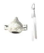 Urban buy Aluminium Gujiya Mould With Stainless Steel Roti Chimta Tongs and Multicolour, Pack of 2