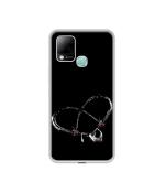 Casotec Heart Wine Design Printed Silicon Soft TPU Back Case Cover for Infinix Hot 10s