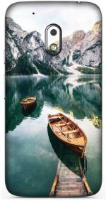 aadia Motorola Moto G4 Play Matte Vinyl River Printed Mobile Skin Sticker with Scratch Resistant Lamination