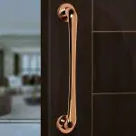 Plantex Rose Gold Zinc alloy Pull-Push Main Door Handle, 14 inch