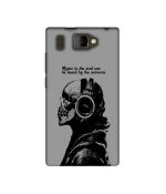 Casotec Music Design Printed Silicon Soft TPU Back Case Cover for Panasonic P66 Mega
