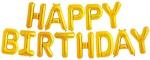 FANEX Solid Happy Birthday Foil Balloon (Pack of 13)