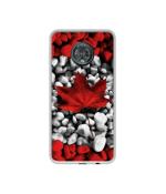 Casotec Canada Leaves Flag Design Printed Silicon Soft TPU Back Case Cover for Motorola Moto G6
