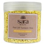 Sara Soul of Beauty Professional Peel Off Turmeric Bean Wax | 400gm
