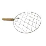 VALGHA VALAMUDAN AGRI ENGINEERING Multi-Purpose Roti Grill Wooden Handle paneer tandoor net (20 cm)