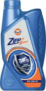 GULF ZIPP 4T SMART SAE 20W-40 [1 L] 2 Wheeler Bike Engine Oil