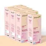 Glamycose Cottony And Ultra Soft Santary Pads ( L-Size 10 pieces) ( Pack Of - 7 ) | Anti Bacterial | Rash Free | High Absorbency| Toxin - Free | Organic Cotton Pads | Dermatologically Tested Sanitary Pads For Women Or Girl | 10 Pad (Pack Of - 7 )