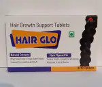 HAIR GLO Hair Growth Support Ayurvedic Hair Tablets || Pack of-3