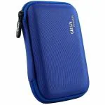 Gizga Essentials Blue Hard Drive Case Shell, Portable Storage Organizer Bag