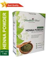 Pankhudi Mehendi Powder For Hair 1 Kg Natural Mehendi (Pack of 2)