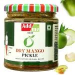 Add Me Dry Mango Pickle 150gm Less Oil Homemade Sukha North Indian Aam ka Achar Glass Jar