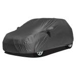 AutoFurnish PREMIUM Grey Car Cover - Chevrolet Sail Hatchback | Water Resistant | Dust and Heat Protection | 190T Taffeta | Triple-Stitched | Elastic Bottom| Heavy Buckle | Mirror Pockets | Stylish Car Accessories (Grey)