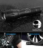 ShopGlobal CITYLITE Multipurpose Emergency Rechargeable Lantern | HL50 | W Torch (Black, 10 cm, Rechargeable)