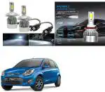 Feelitson White Car C6 H4 Compact Design 36W/3800Lm Led Headlight For Ford Figo Type-2 (Pack Of 2)