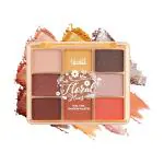Glam21 Floral Hues 9in1 Matte & Shimmers Eyeshadow Palette | Crease-resistant-7.2g,Sunflower-06