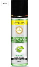 Apsensys Care HOPE LIFE Hand Sanitizer Liquid - Green Apple, 135 ml