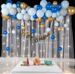 SpecialYou.in Blue And Gold Birthday Decorations DIY Combo Kit For Boys (Pack of 75)