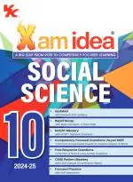 Xam idea Social Science Class 10 Book | CBSE Board | Chapterwise Question Bank | 2024-25 Exam