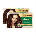 Streax Hazel Brown Highlights Kit For Men And Women, 60 Ml (Pack Of 2)