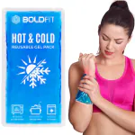 Boldfit Reusable Hot and Cold Ice Pack for Pain Relief for Injuries Ice Pack Gel