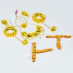 HASTSHILP Beautiful Set With Mangteeka Pair of Earings,Hand Jewellery For Marriage,Mehndi,Function,Ladies Sangeet,Bride Haldi Return Gift Set Of 6