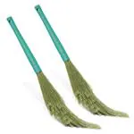 Spotzero by Milton Floor Cleaning Zero Dust Broom Set of 2, XL, | Home Cleaning | Jhadu