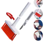 ARDAKI 5 in 1 Keyboard & Earphone Cleaner Brush Laptop Cleaning Kit Cleaning Pen for Airpods Cleaner Soft Brush, Airpods Cleaning Kit, Phone Cleaner, Camera, Laptop, Keyboard Cleaner Brush