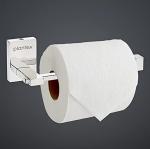 Plantex Silver Stainless Steel Toilet Paper Roll 24 x 15 x 10 cm