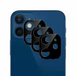 Kite Digital iPhone 12 Mini [Black] Back Camera Lens Protector Tempered Glass Full Camera Coverage and Easy Installation Kit (Pack of 3)