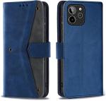 Autofocus Faux Leather Back Case Flip Cover for Lava Yuva 2 Pro with ID Card Slot | Foldable Stand | 2 Card Slot | 1 Cash Slot | Magnetic Closure - Executive Blue, 23698